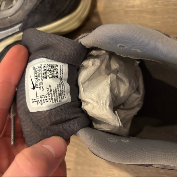 Nike Air Max 1 Wolf Gray 11 w/ Box - Picture 4 of 5